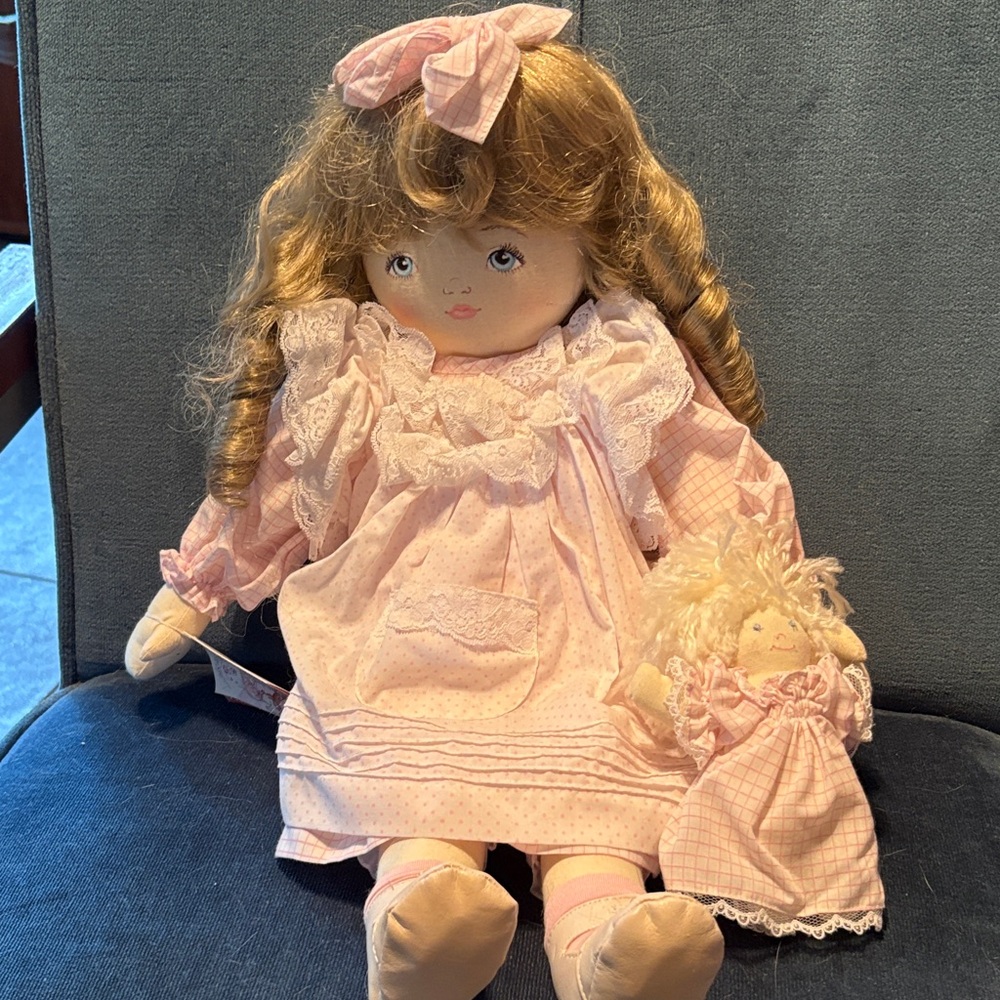 Grace by Pauline Pink Doll with Mini Companion